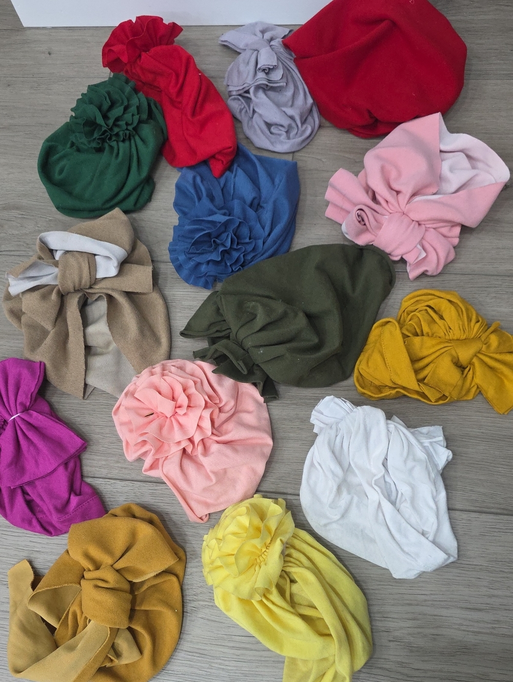 Kids Knot Headwraps Set - Pink, Yellow, Green, Blue & More
